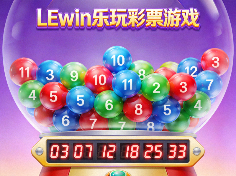 LEwin乐玩彩票游戏 - 多彩的彩票号码与开奖画面